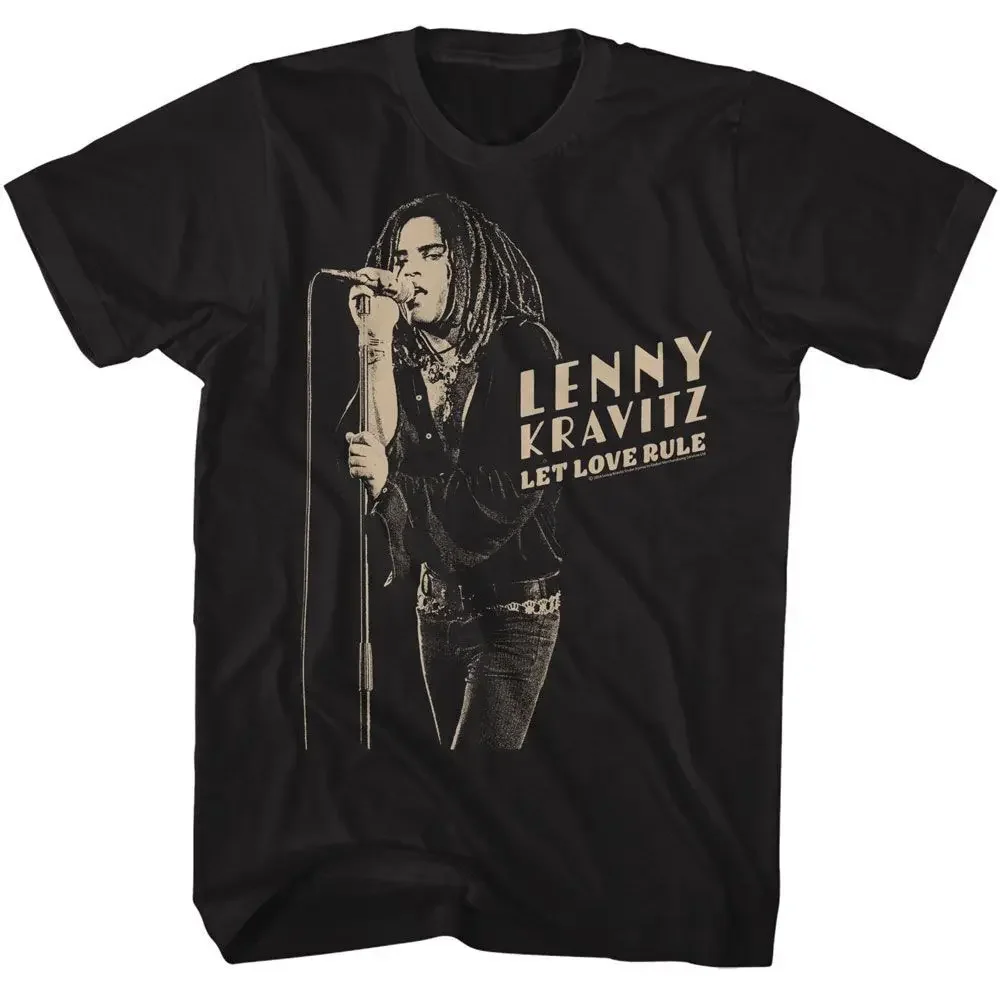 Lenny Kravitz Stark Microphone Music T Shirt