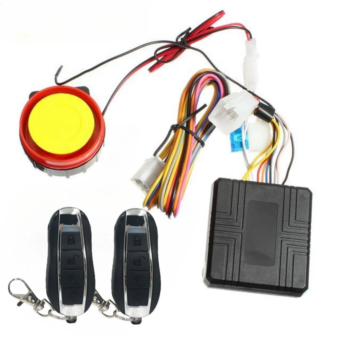 

1Set 12V Motorcycle Theft Protection Remote Activation Motorbike Burglar Alarm Accessories With 2Pcs Remote Control Key