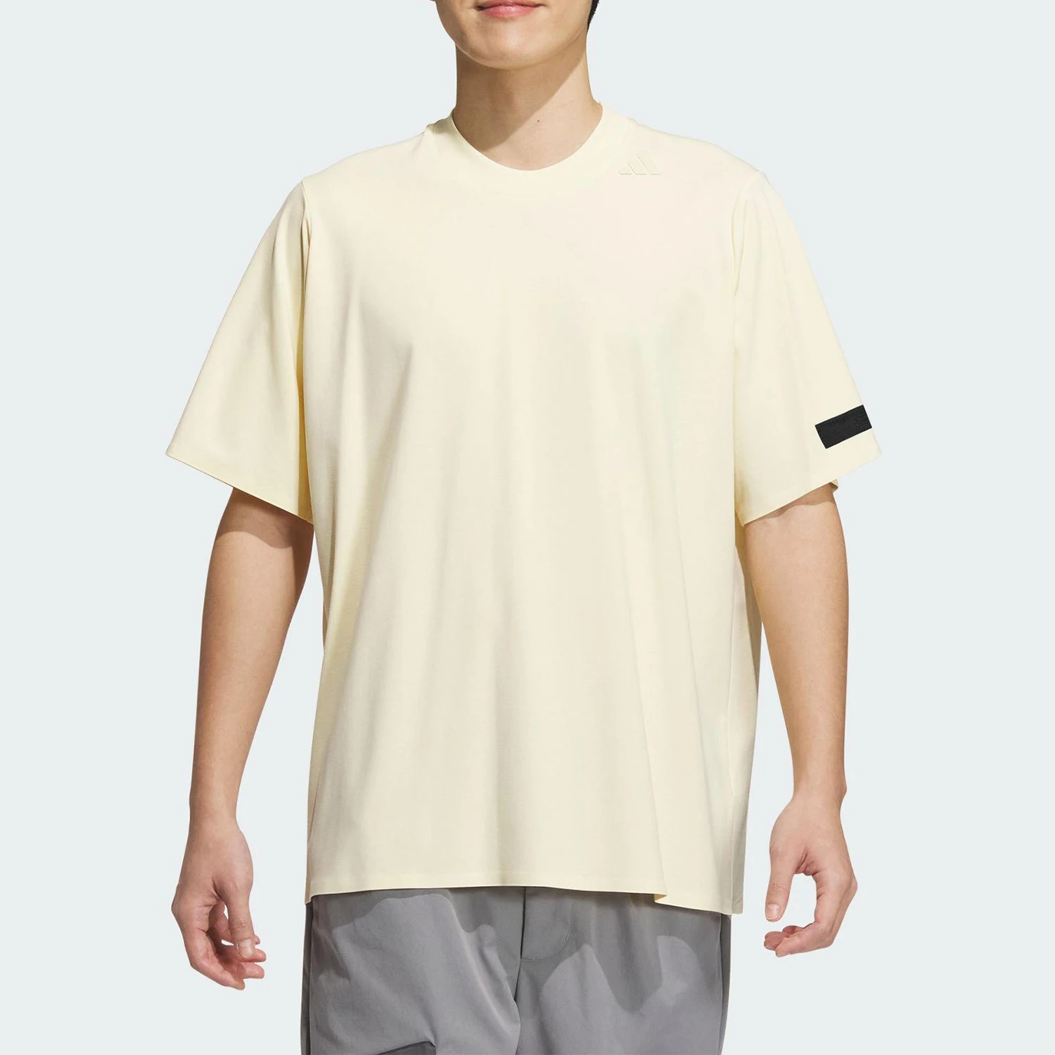 

Оригинальная мужская футболка Adidas WZ с круглым вырезом, дышащая, с коротким рукавом, JM0984