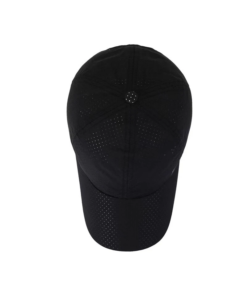 Original-Design-Laufkappe, dünn, schnelltrocknend, atmungsaktiv, mit Schirm, für Herren und Damen, ideal für Outdoor-Aktivitäten, Sonnenschutz, Sommer, Angeln, Baseballkappe. – Detail 9