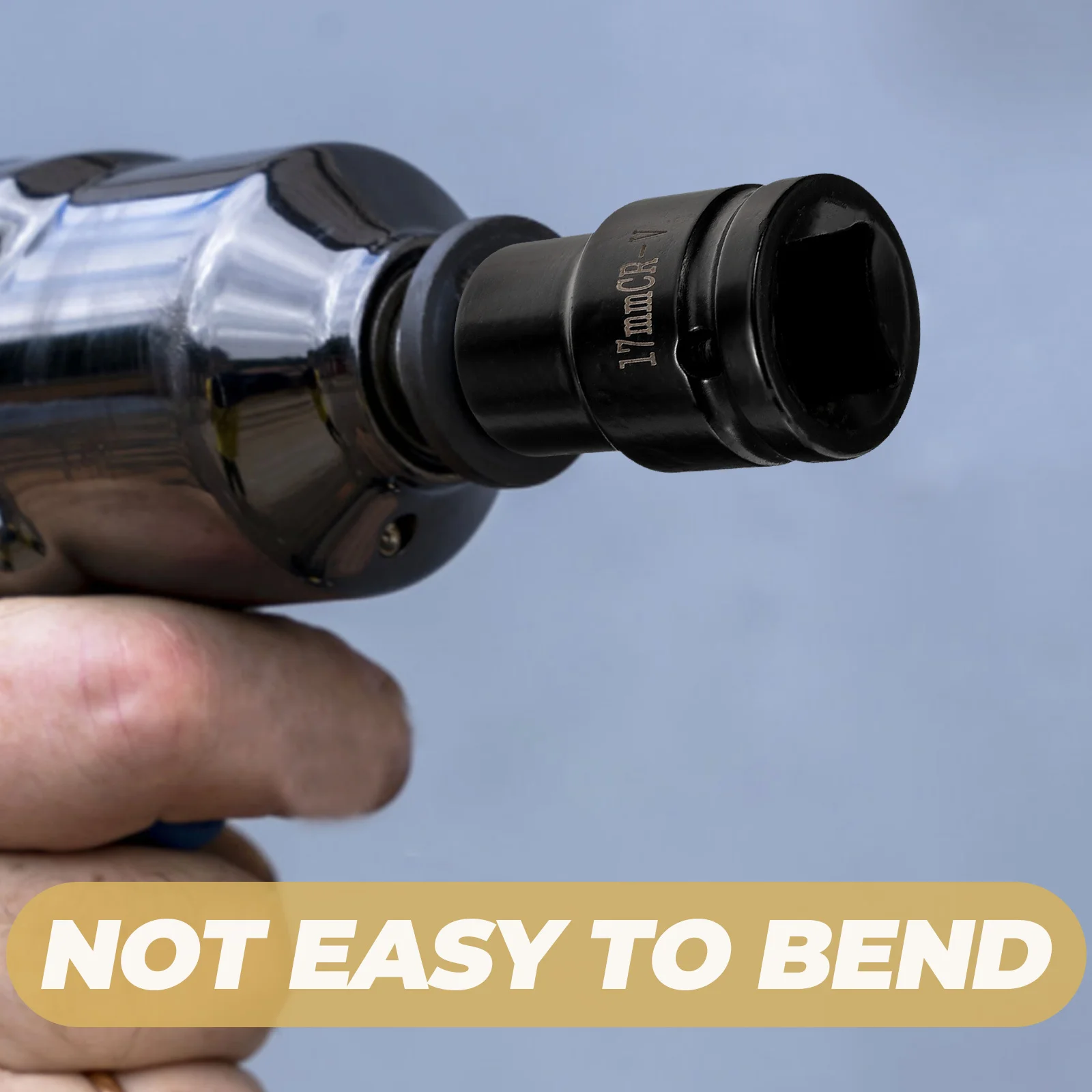 Set di bussole per chiavi elettriche Prese a impatto per carichi pesanti per la riparazione di pneumatici Kit multiutensile Robusto ricambio per prese per punte