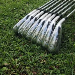 Men's New silvery 200 Irons set 4-9P/48 wedges 8pcs R/S/SR Flex Steel/Graphite Shaft Assemble With Head Cover