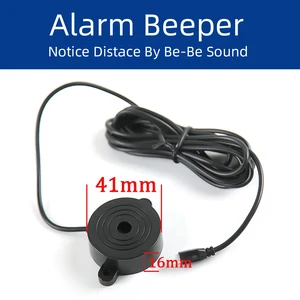 Hippbqcc-car parking sensor kit, 4 sensors, buzzer, 22mm, reverse backup radar, sound alert, indicator, system probe, 12v, free shipping 8 Main Sales Parking Sensors - №4