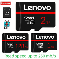 Lenovo U3 Micro Card 128GB Memory Card 64GB 256GB 512GB High Speed A1 V30 Class 10 SD TF Card With Adapter For Nintendo Switch