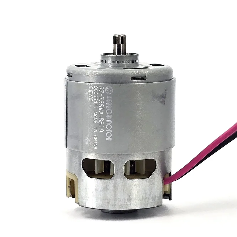 MABUCHI 42 мм RZ-735VA-8519 Двигатель постоянного тока 12 В 14,4 В 18 В Высокоскоростной крутящий момент Мощность RS-735 Двигатель Электрическая дрель Отвертка Пила MABUCHI 42 мм RZ-735VA-8519 Двигатель постоянного тока 12 В 14,4 В 18 В Высокоскоростной крутящий момент Мощность RS-735 Двигатель Электрическая дрель Отвертка Пила