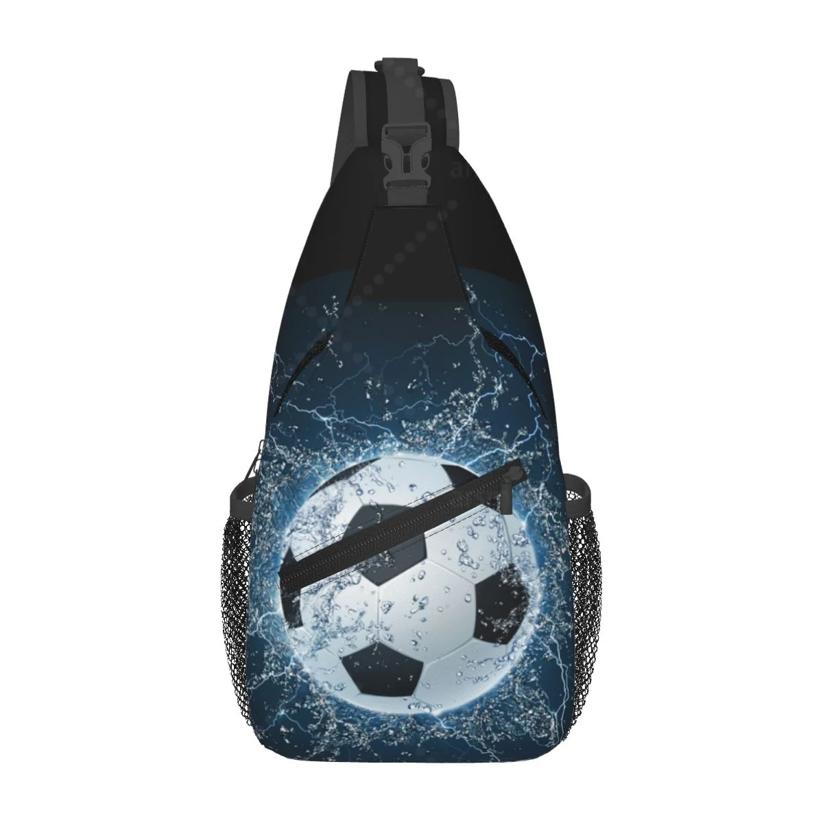 

Football Sling Bag Travel Crossbody Backpack Chest Bags Lightweight Casual Shoulder Daypack for Sport Hiking