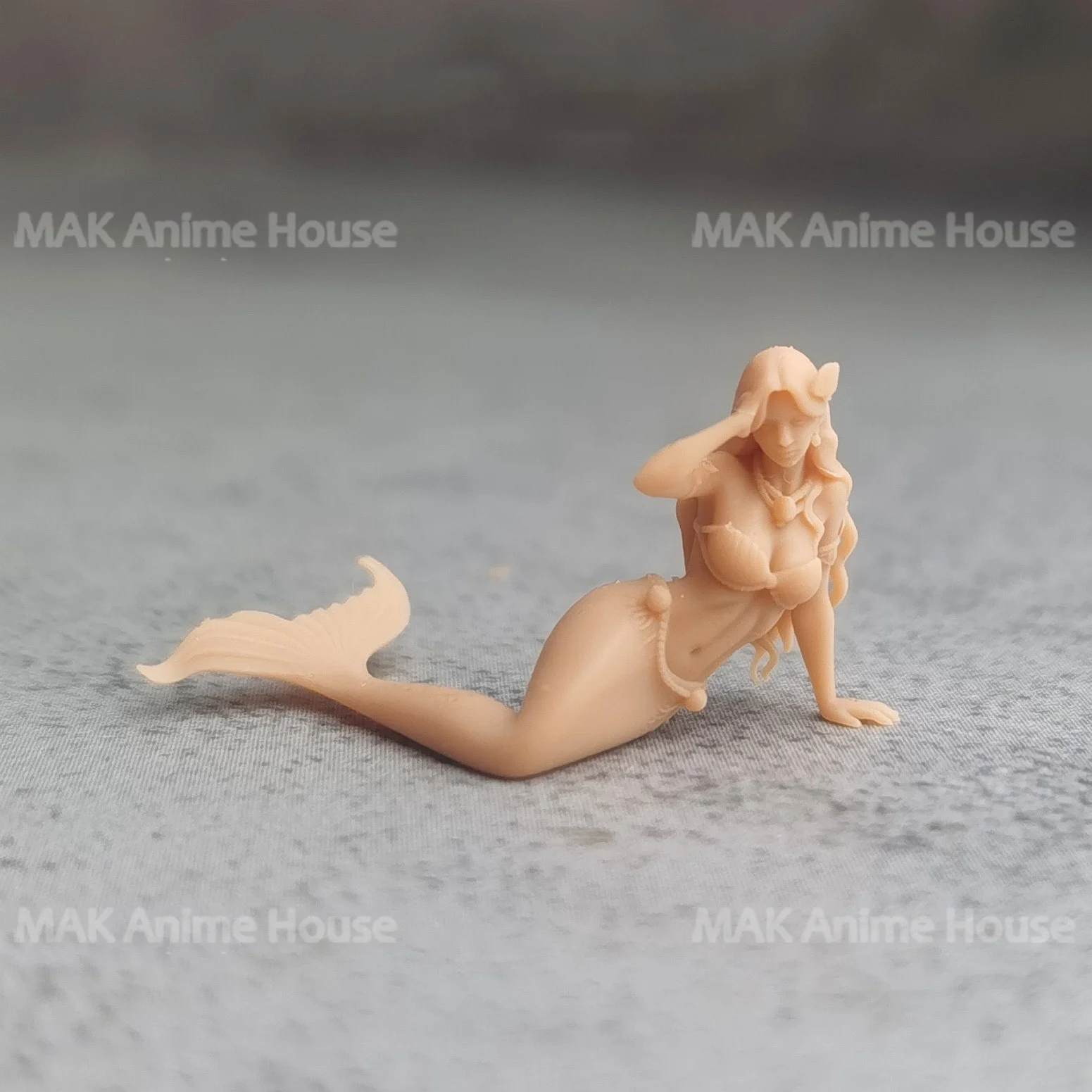 Figurki Miniaturki 1/64 1/43 Syrena Postać z mitologii Bajka Piękność Żywica Diorama Model Kreatywna Scena Garażowa Lalka