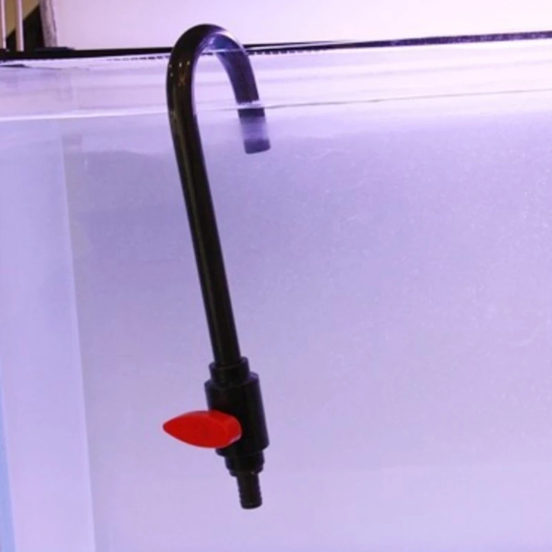 Tubo de llenado de agua para peces, tubo de llenado de agua para acuario, tubo de recarga de agua superior automático montado en la pared en forma de U