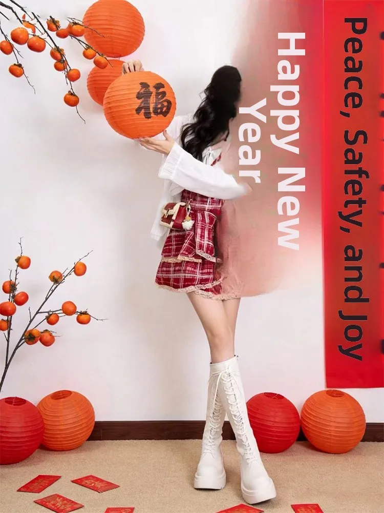 

New 2026 Faionable Long Sve Open Cardigan Set with Plaid Skirt High Waist ort Length V-Ne Winter Spring Outfit for W...