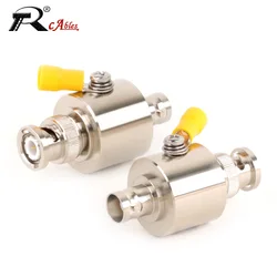 BNC/TNC Coaxial Lightning Arrester BNC Male to Female Surge Arrester Protection Device for CCTV Camera Video 50ohm 3GHz