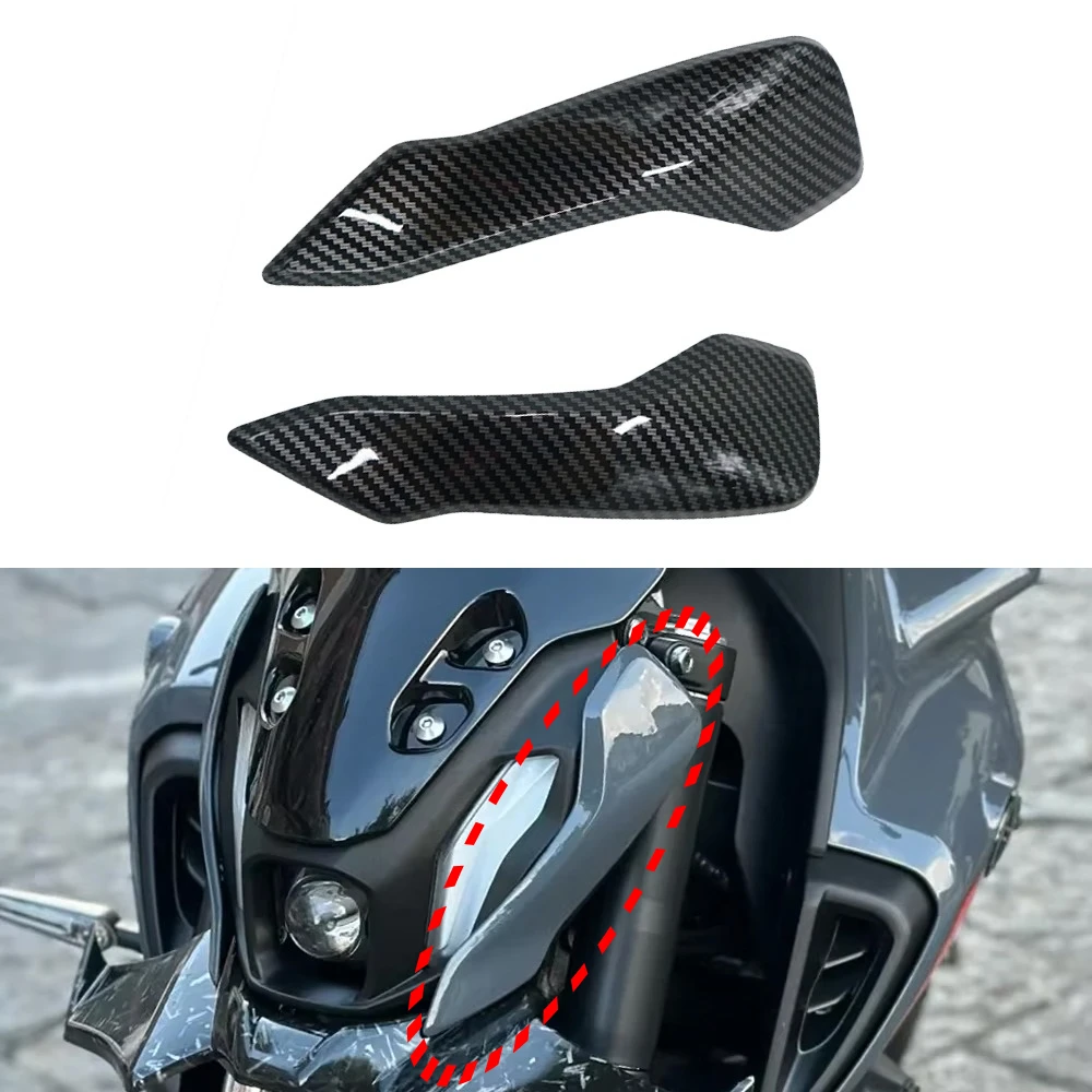 

Headlight Side Fairing For Yamaha MT07 FZ07 MT-07 FZ-07 MT FZ 07 2021-2023 2024 Motorcycle Front Upper Nose Panel Cowls Cover