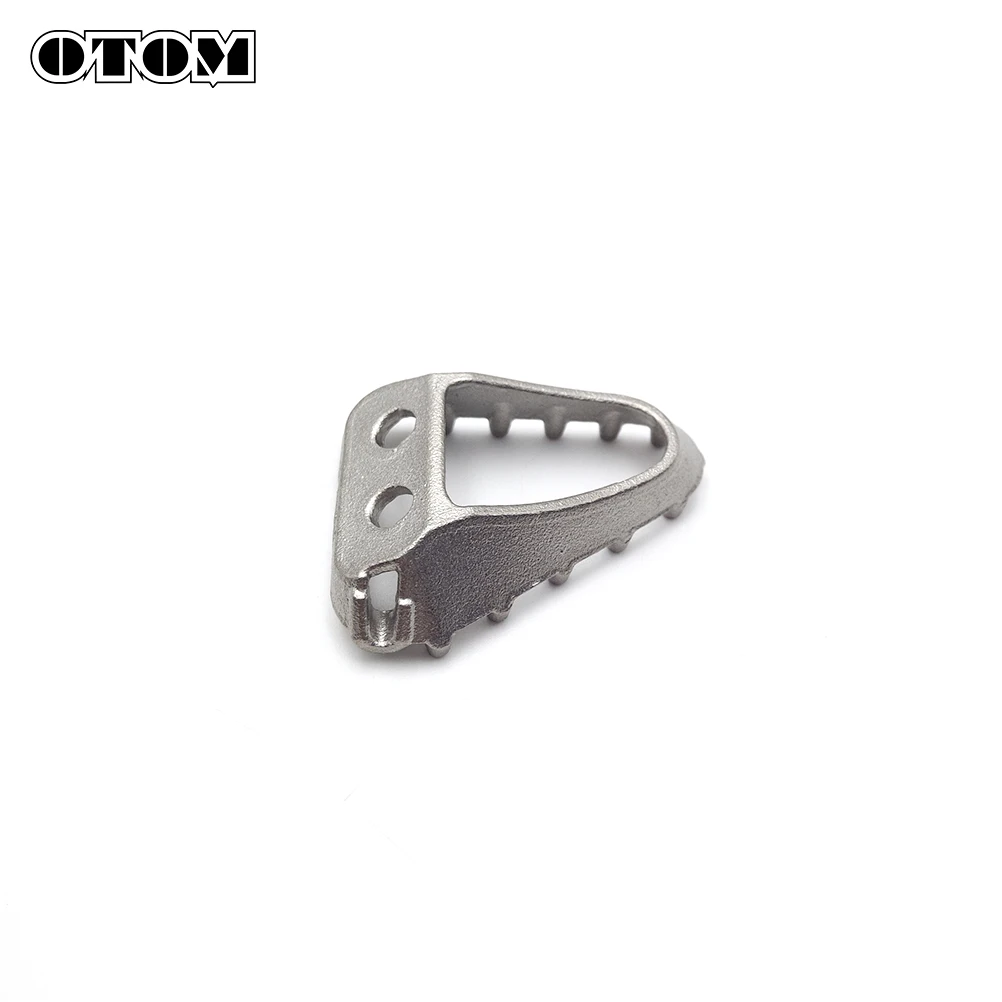 OTOM 2023 Motorcycle Standard Rear Foot Brake Lever Step Plate Peg Brake Pedal Tip Stainless Steel For KTM HUSQVARNA GASGAS Bike