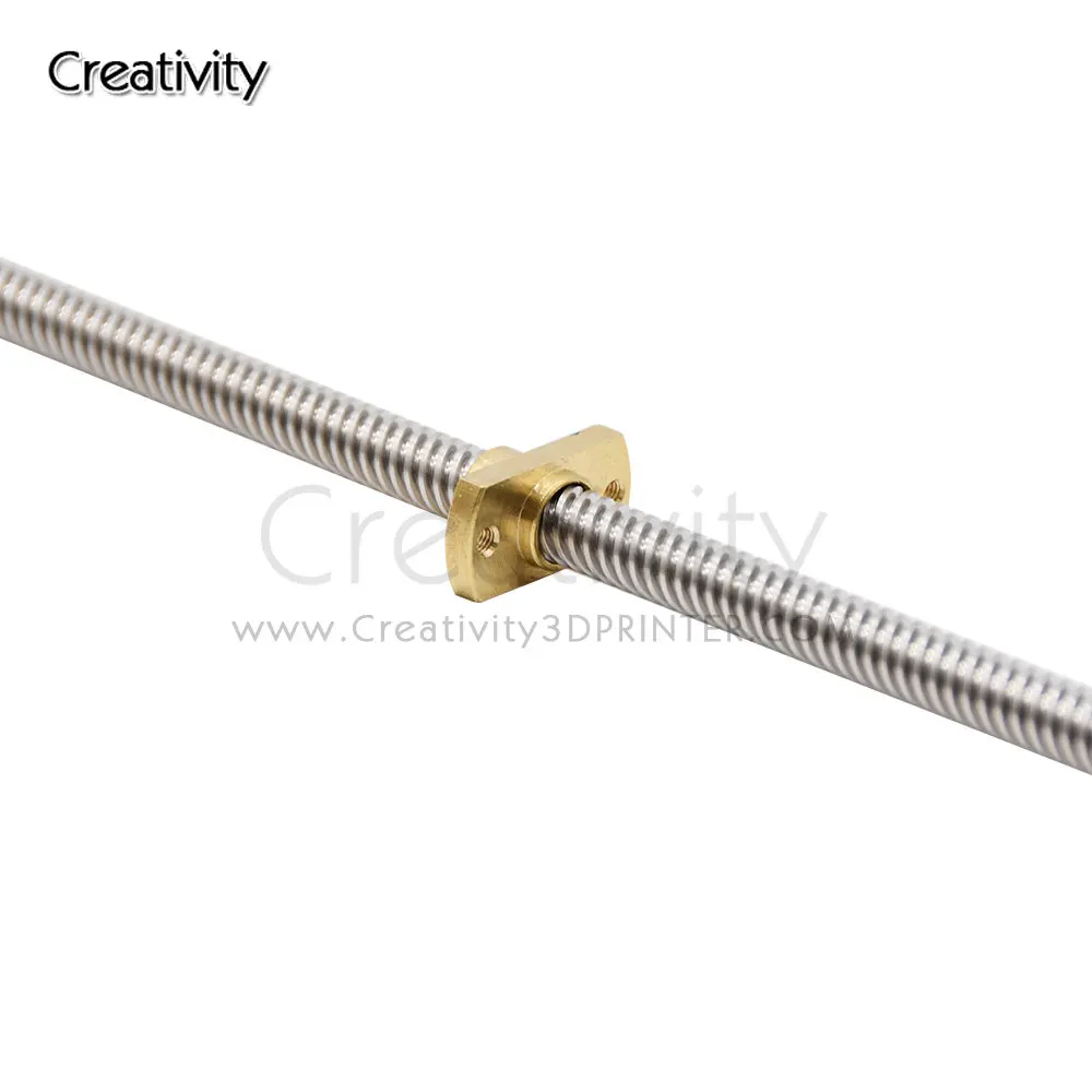 365 mm T8x8 Z-Achsen-Leitspindel Z-Stange Edelstahl-Gewindestange mit Messingmutter Z-Achsen-Upgrade-Kit für Ender 3 V2/Ender 3 V2 Neo/Ender 3 Pro/Ender 3/Ender 3 Neo/Voxelab 3D-Drucker – Detail 5
