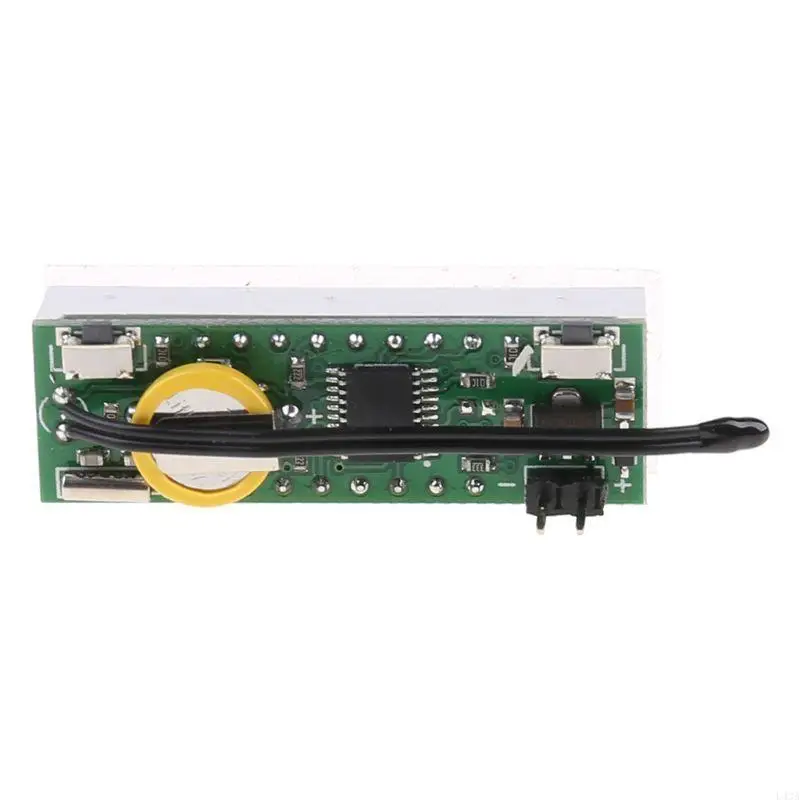 L43A Durable Digital Car LED Electronic Clock Time Temperature 3 in 1 Module