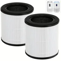 For B-D02L H13 True HEPA Filter Set,Compatible with MOOKA B-D02L,KOIOS B-D02L and VEWIOR B-D02U Air Cleaner Purifier