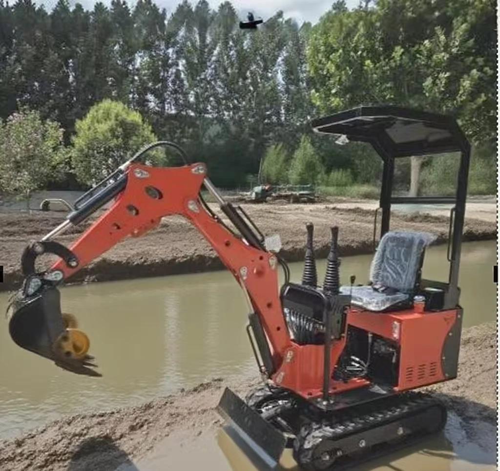 뛰어난 굴착 능력의 0.8톤 EPA 엔진 무테일 미니 굴삭기: 도시 및 조경 맞춤화에 이상적