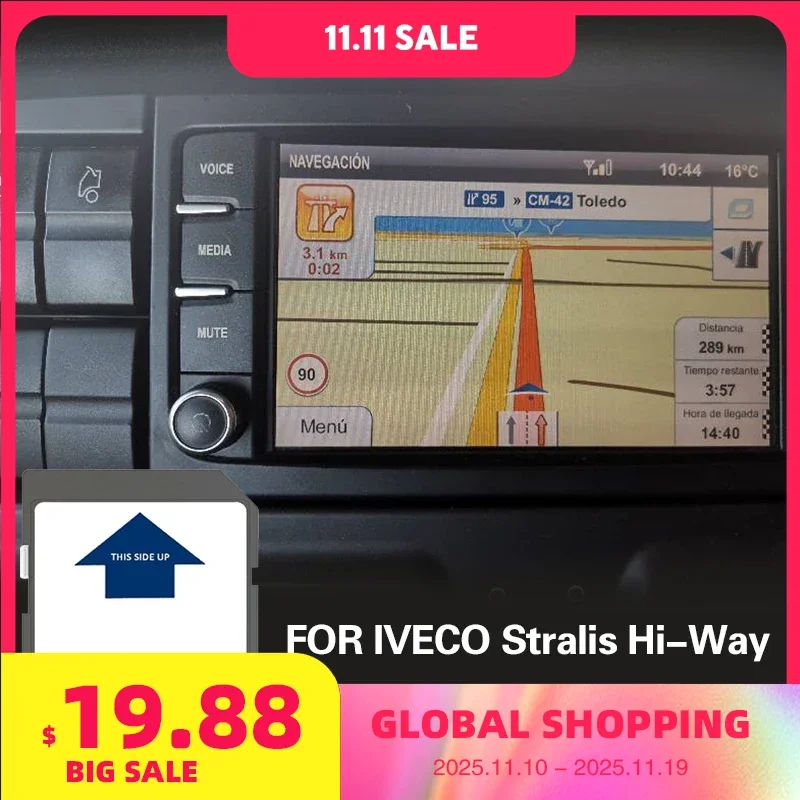 

Europe Navigation SD Map GPS for IVECO Stralis Hi-Way Memory Navi Card