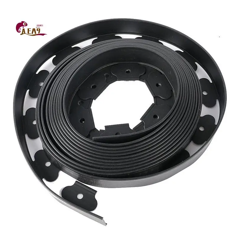 AEA9-5X5cm 10M Landscape Edging Length No Digging Garden Edging Kit Include 30 Spikes Yard Edging Fence