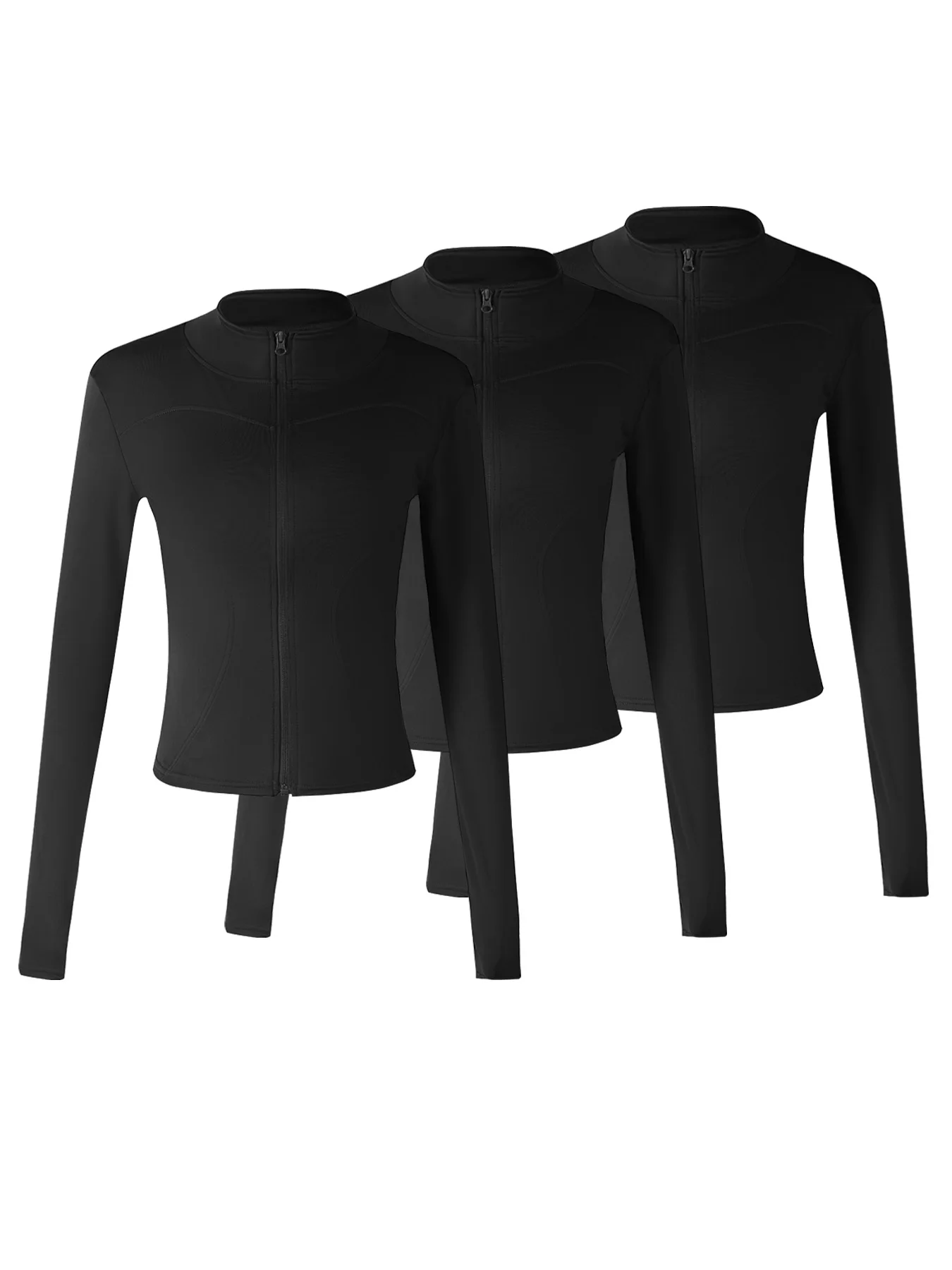 

Long Sleeve Sports Jacket Women Zip Fitness Yoga Shirt Winter Warm Gym Top Activewear Running Coats Workout Clothes