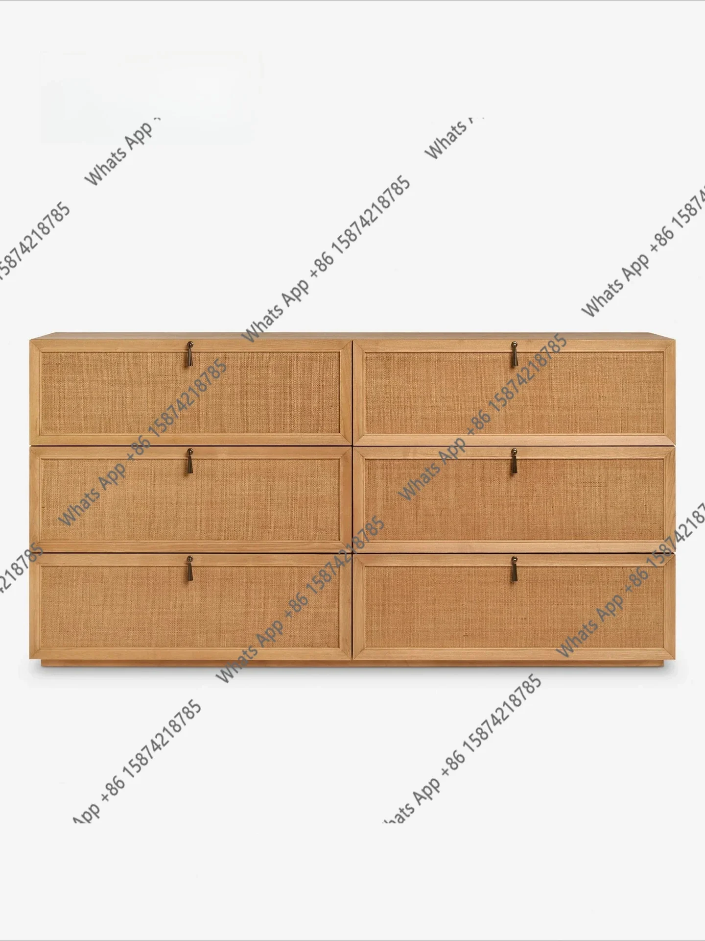 K65 Designer French Chest Side Cabinet Solid Wood Medieval Log Bedroom Entrance Cabinet Retro Natural Style Designer