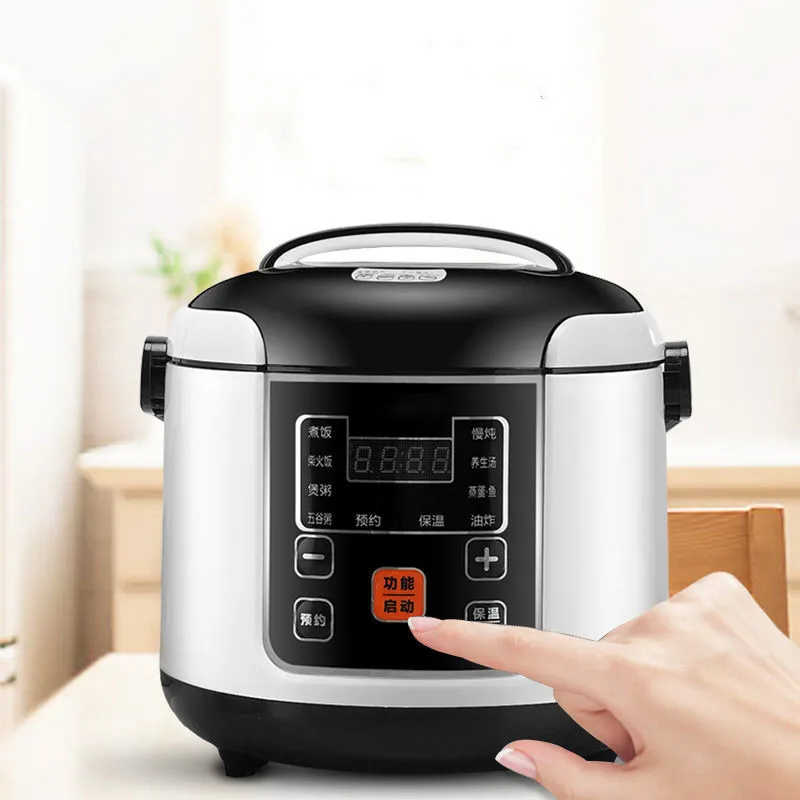 

Portable on-board electric rice cooker Mini 24V truck 12V trolley 220V English household car mini electric rice cooker