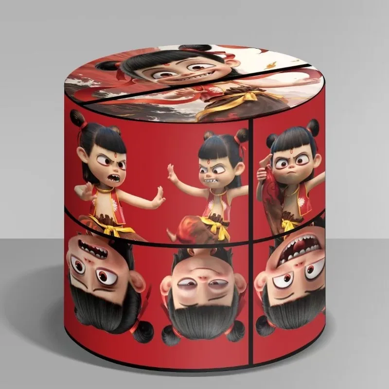 

Nezha аниме периферийные устройства мультфильмы милые трехмерные геометрические игрушки детские головоломки декомпрессионные игрушки изысканные подарки