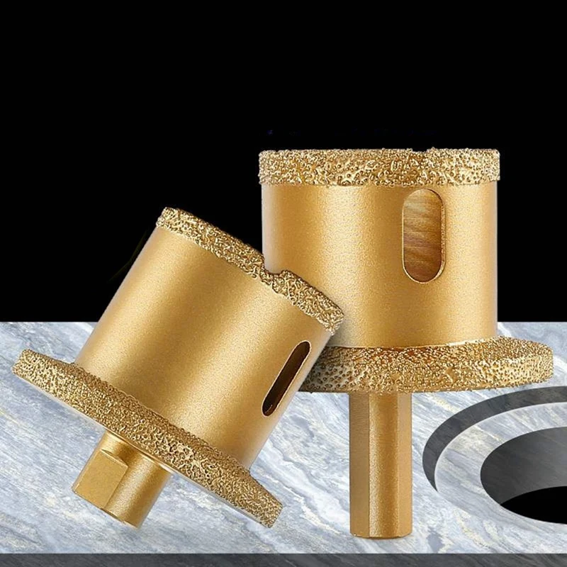 연마기 홀 오프너 드릴 비트, 브레이징 다이아몬드 홀 드릴 톱 코어 비트, 대리석 타일 홀 오프너 골드 M10 50-70