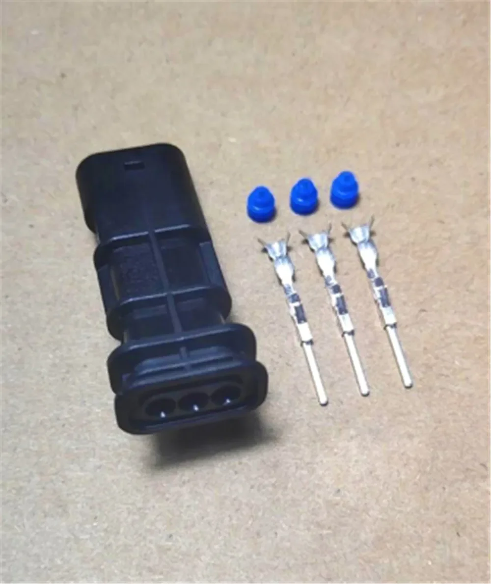 2/5/10/20/50/100sets 3pin Golf 6 Tourette Reversal Radar Electric Eye Probe Plug male connector 872-658-521 5 orders