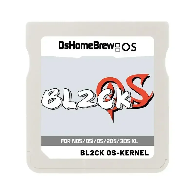 New NDS R4 HK Reduced Version Burn Card Homebrew BL2CK OS Kernel Game Cart Hobbies Collectibles Toys For NDS/DSI/D5/2DS/3DS XL