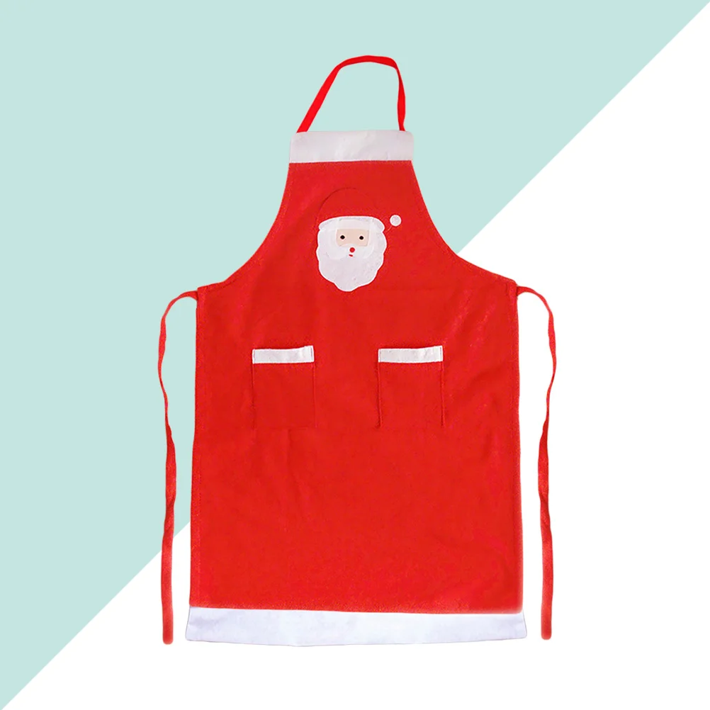 

Santa Claus Apron Christmas Decorations Festive Party Supplies Comfortable Photo Prop Novelty Santa Aprons Christmas