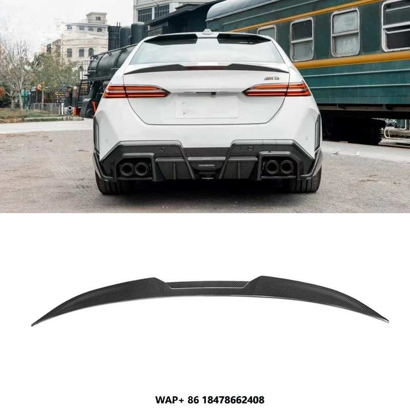 

Car Exterior Accessories New Design OEM Style Dry Carbon Fiber Rear Trunk Tail Wing Spoiler for M5 G90 G99