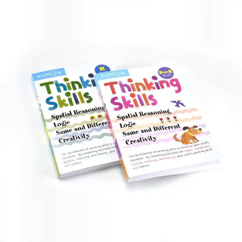 Kumon Thinking Skills Prek-K & UP Math Spatial Reasoning Logic Creativity English Original Book