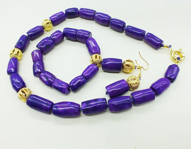 Pretty. Exquisite  The most popular  Nigerian Beads Jewery Set African Coral Beads Jewelry Set  18 inches