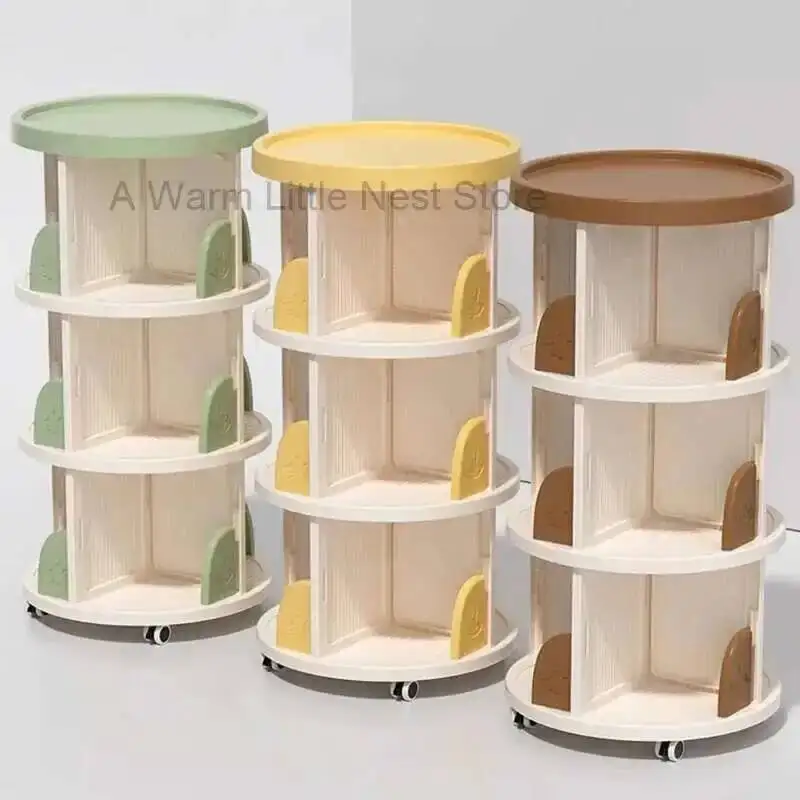 

Bookcase Moveablecylinder Luxury Oriental Kids Rotating Rotating Bookcase Mini Living Room Mobili Per Il Soggiorno Home Decor