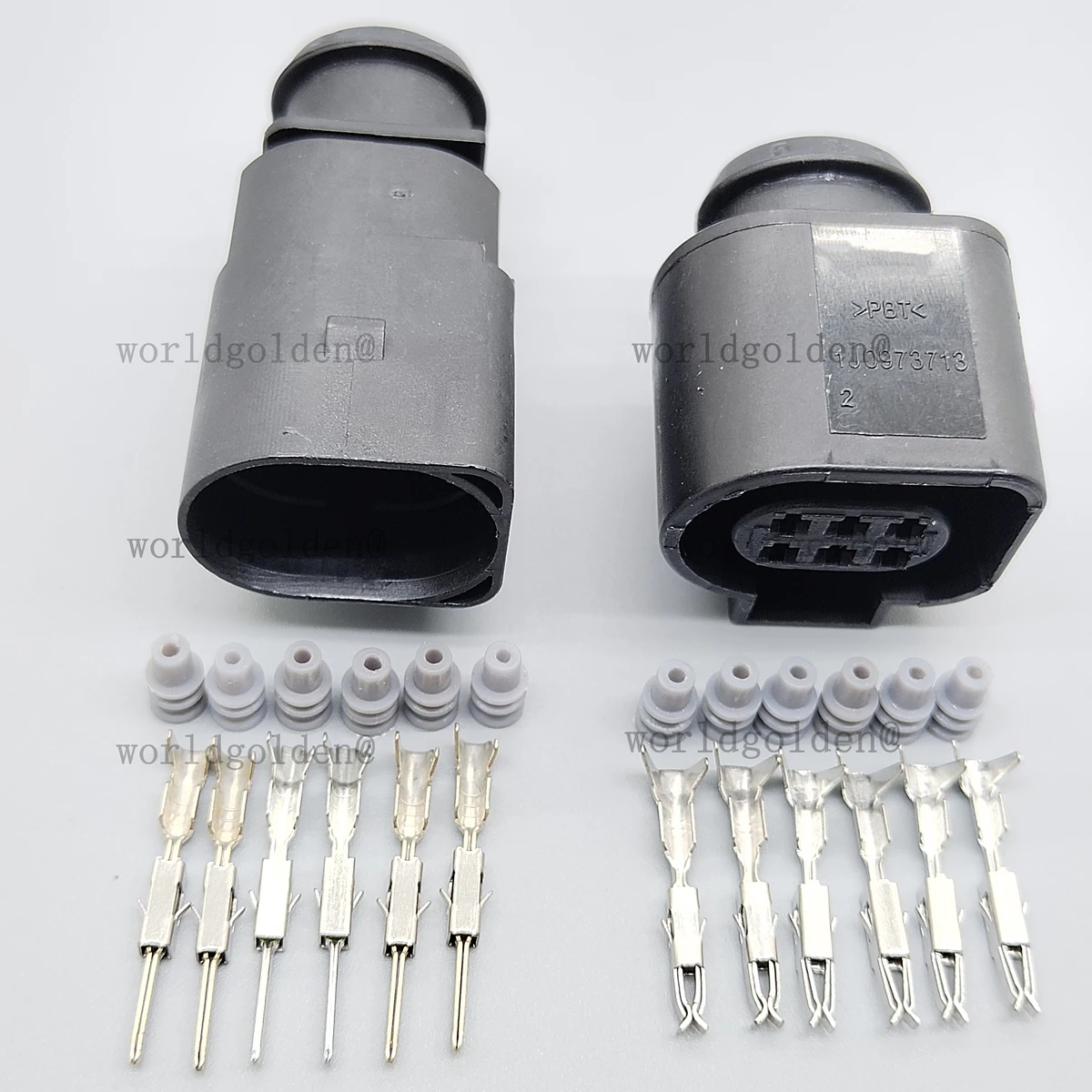 1J0973713 3B0973813 6Pin Male Female Plug for Universal Vehicles Exterior Lamp Harness Repair car connector