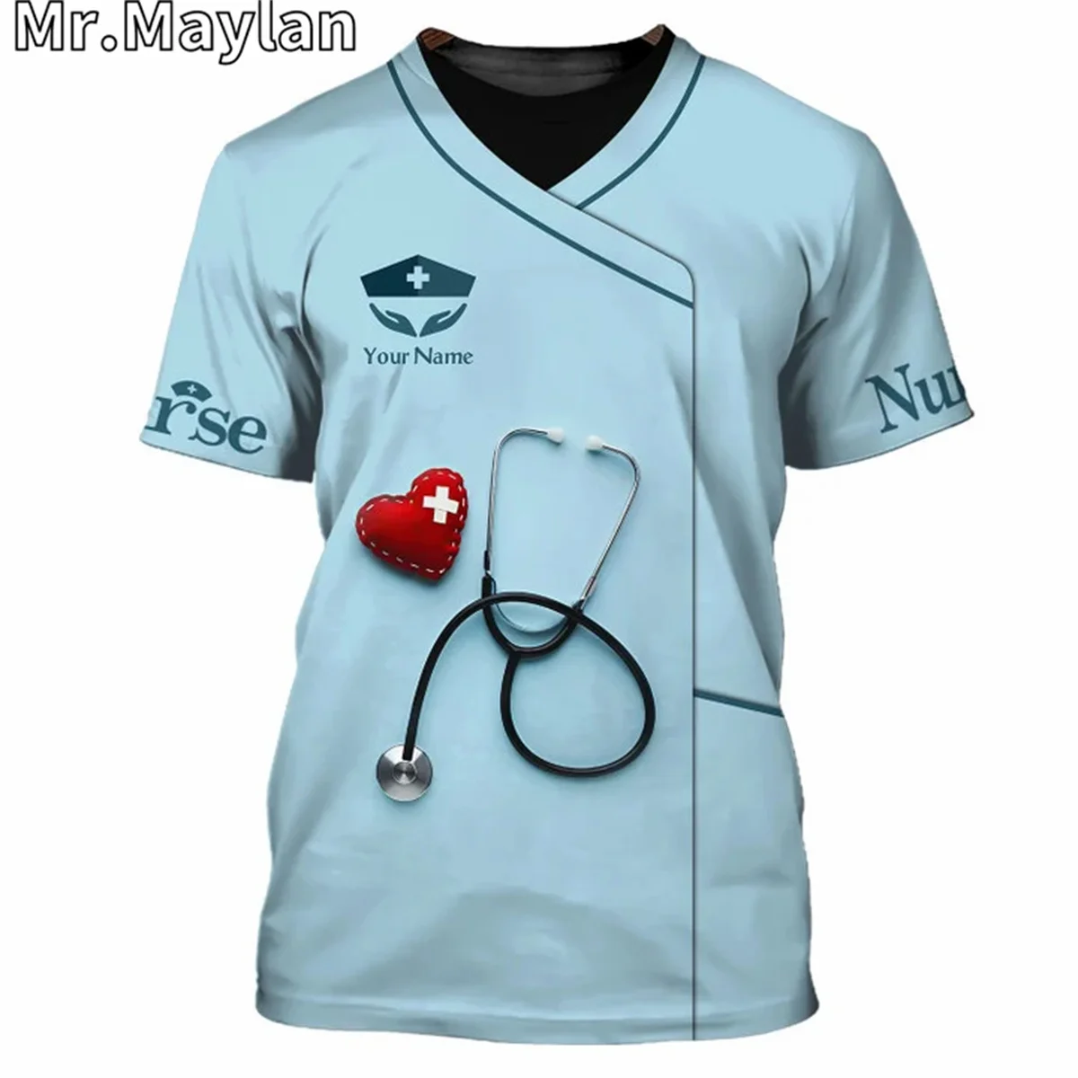 3D NURSING TOOLS TEE SHIRT CUSTOM NURSE UNIFORM MEDICAL SCRUBS CLOTHING Gift For NURSE Tshirt Men/Women Streetwear Unisex Tee