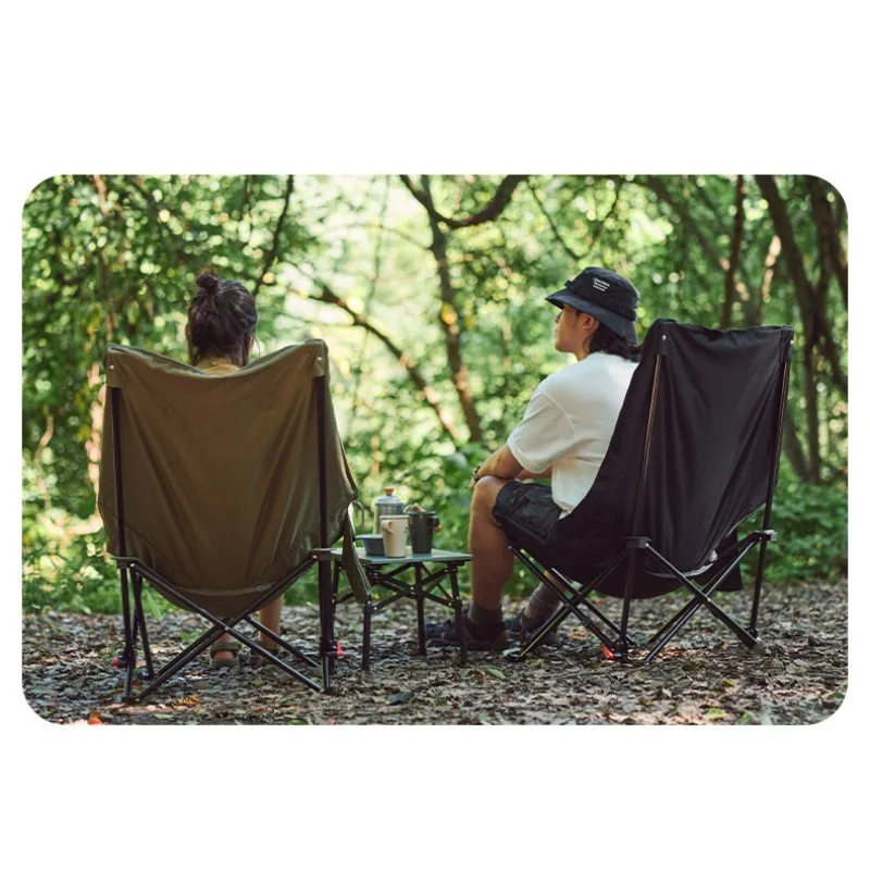 

Starfish chair outdoor camping folding chair nap recliner fishing beach portable high back moon
