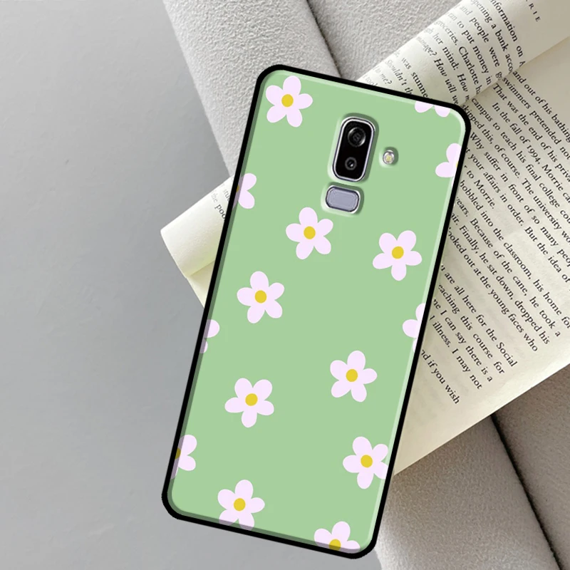 green aesthetic Case For Samsung Galaxy J4 J6 Plus A6 A7 A8 A9 J8 2018 A3 A5 J1 2016 J3 J5 J7 2017 Cover