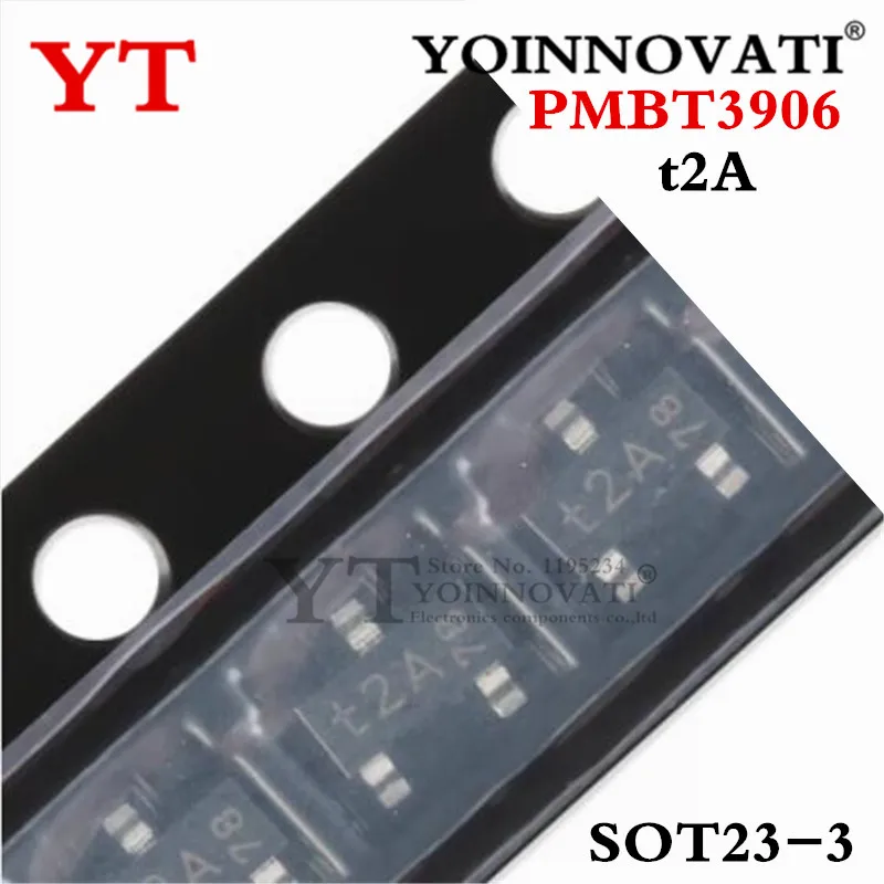 50PCS 500PCS PMBT3904 W1A PMBT3906 t2A -23 IC