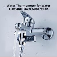 LED Digital Shower Smart Sensor Swimming Pool Thermometer For Hot Tub Spa Water Temperature High-Accuracy LED Shower Thermometer