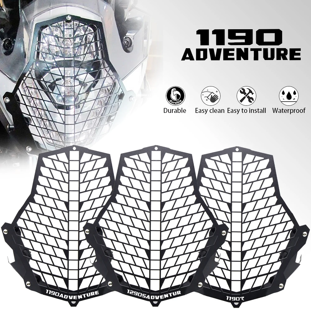 

For 1050 1090 1190 Adventure 1290 Super Adventure Motorcycle Front Headlight Head Light Guard Protector Cover Accessories