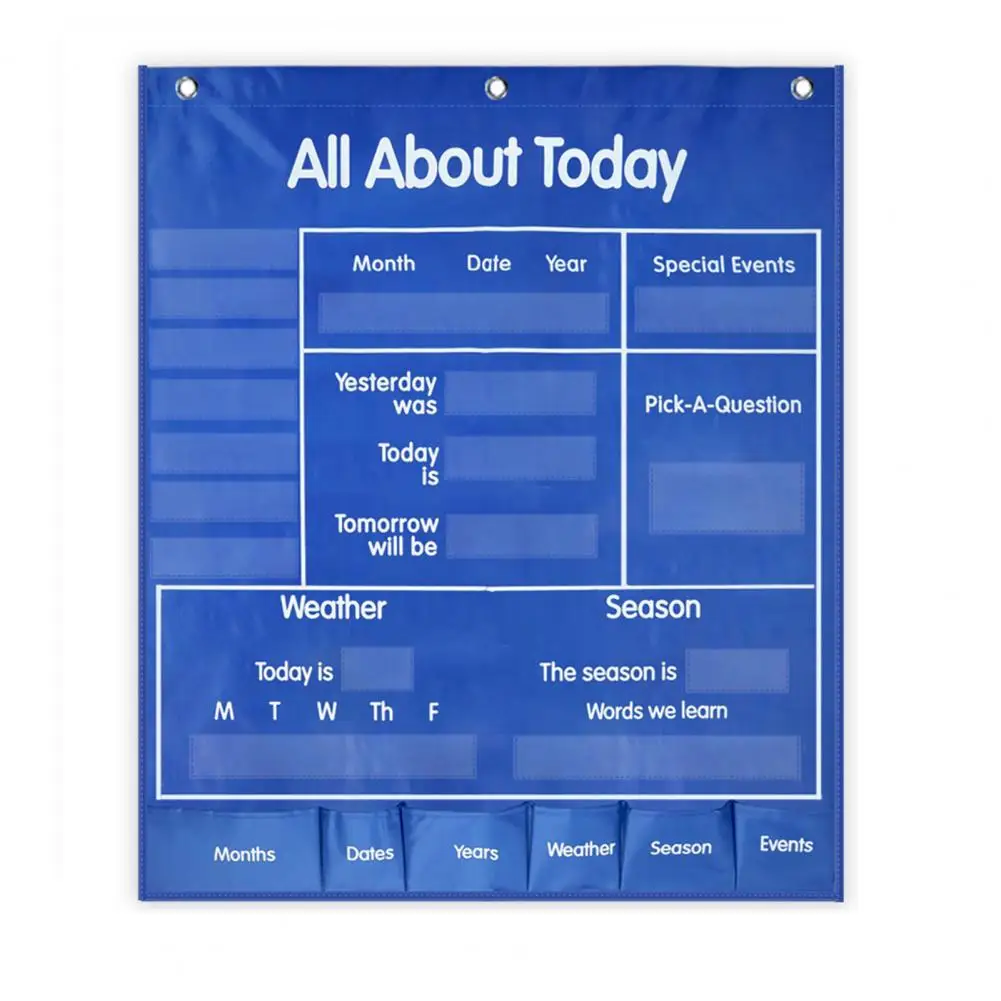 

Lovely 1 Set Lovely Stationery Calendar Hanging Chart Daily Weather Classroom Supplies