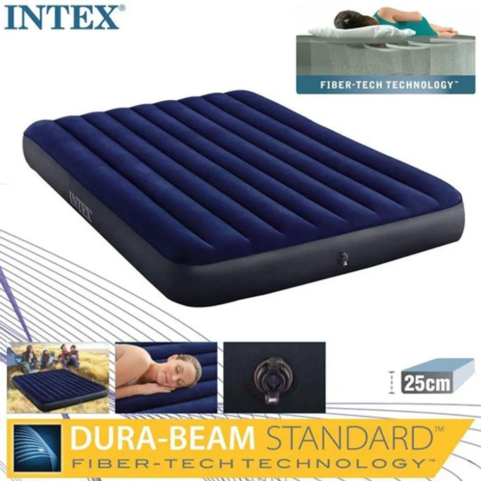 Multifunctional Inflatable Bed Home Outdoor Air Mattress Blue Single Double Pneumatic People Multifunction Mattresses Beds