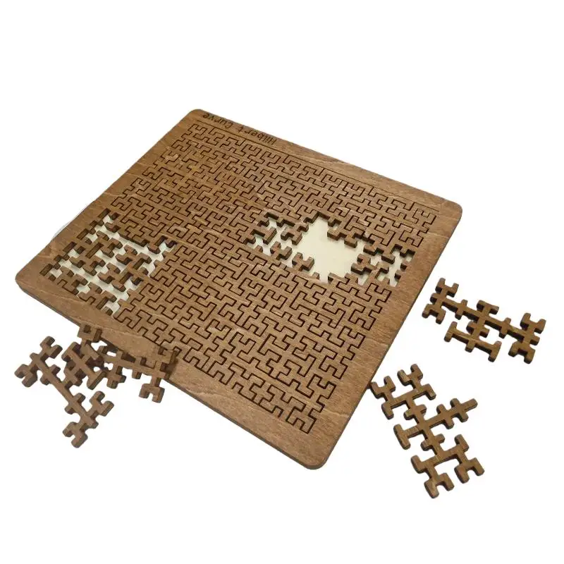 ตัวต่อปริศนาไม้ Impossible Jigsaw Puzzle 1/2/5 ชิ้น เกมฝึกสมอง Tangram ของเล่นพัฒนาสมองสำหรับผู้ใหญ่