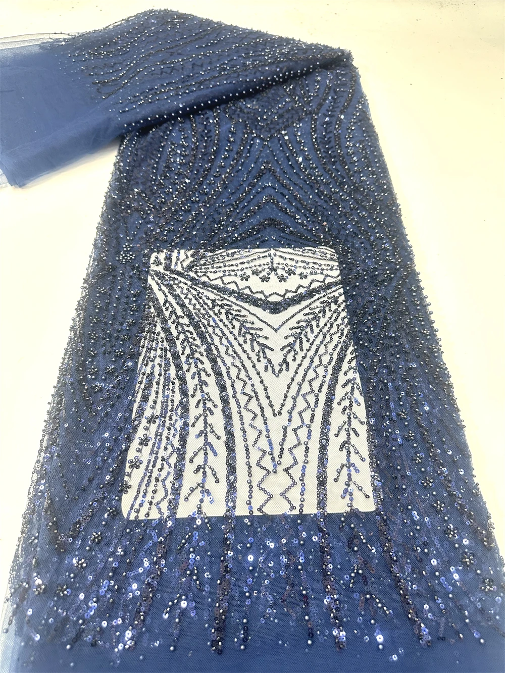 Afrikaanse pailletten kantstof - Glitter Tablecloth recensie en prijs