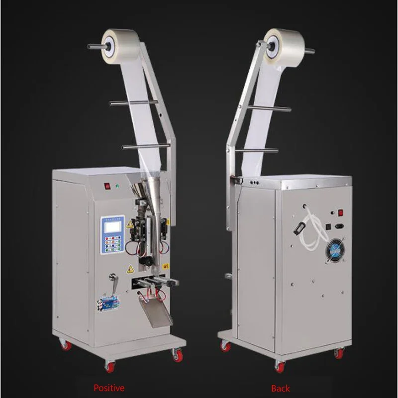 Máquina envasadora de líquidos Máquina envasadora de agua y vinagre de aceite cuantitativo automático de bolsita con sello de forma de relleno