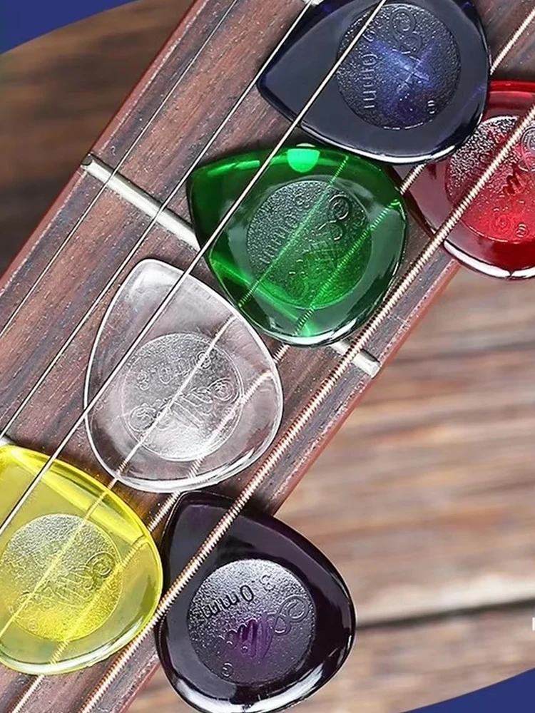 5/10 stücke Gitarre Picks Wasser Tröpfchen Form 1/2/3mm Akustische Elektrische Bass Plektrum Mediator Schnelle Picking gitarre Zubehör TMZ – Detail 6