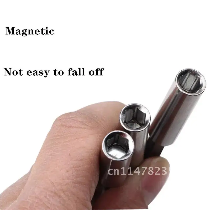 

60mm 75mm 100mm 150mm Magnetic Bit Holders 1/4" Hexagon Screwdriver Drill Screwdriver Bit Long Extension Bar Quick Change Tools