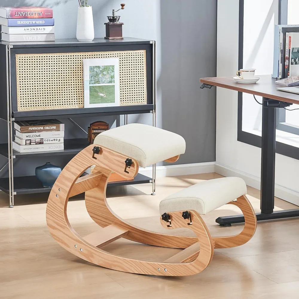 

Эргономичный стул на коленях, регулируемый стул на коленях для стола с подушкой, стул на коленях для снятия шеи и спины