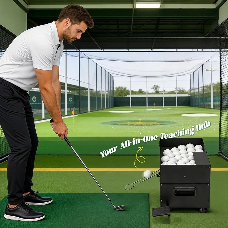 

Golf Semi-Automatic Ball Dispenser Indoor Golf Automatic Tee-Up Machine for Driving Range Training